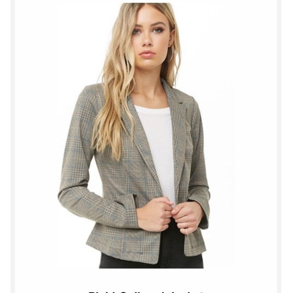 Plaid Soft Blazer